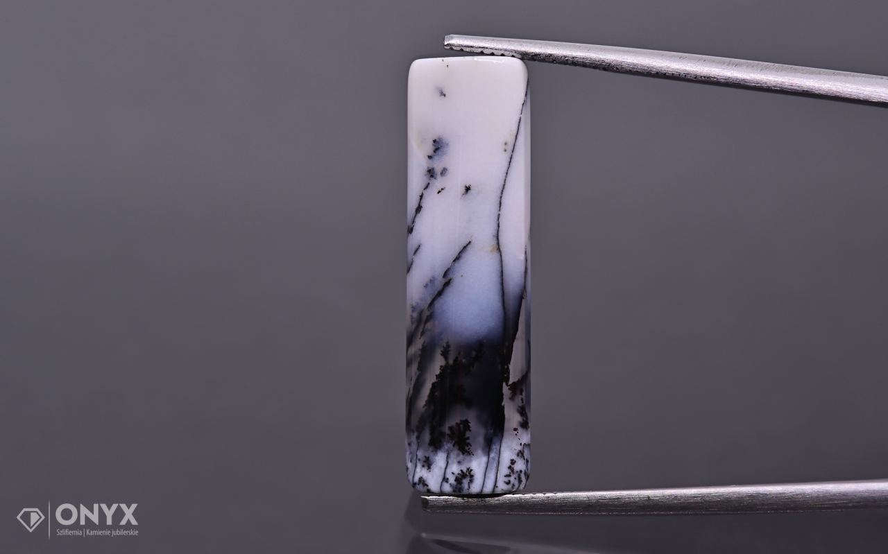 Dendritový achát z Turecka konvexní obdélníková deska