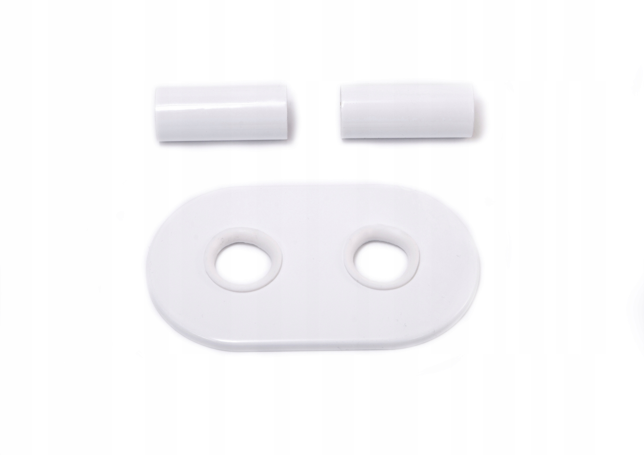 ROZETA MASKUJĄCA PODWÓJNA BIAŁA