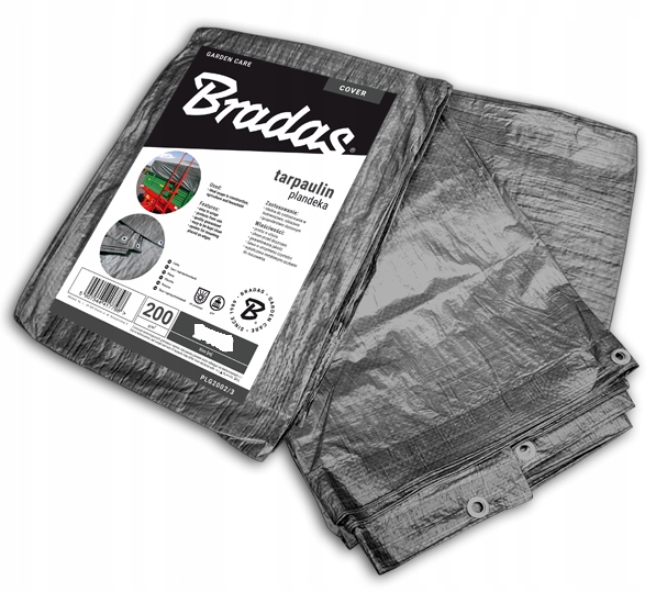 Bradas Posilnená plachta Gray 6 x 12 m, 200 g