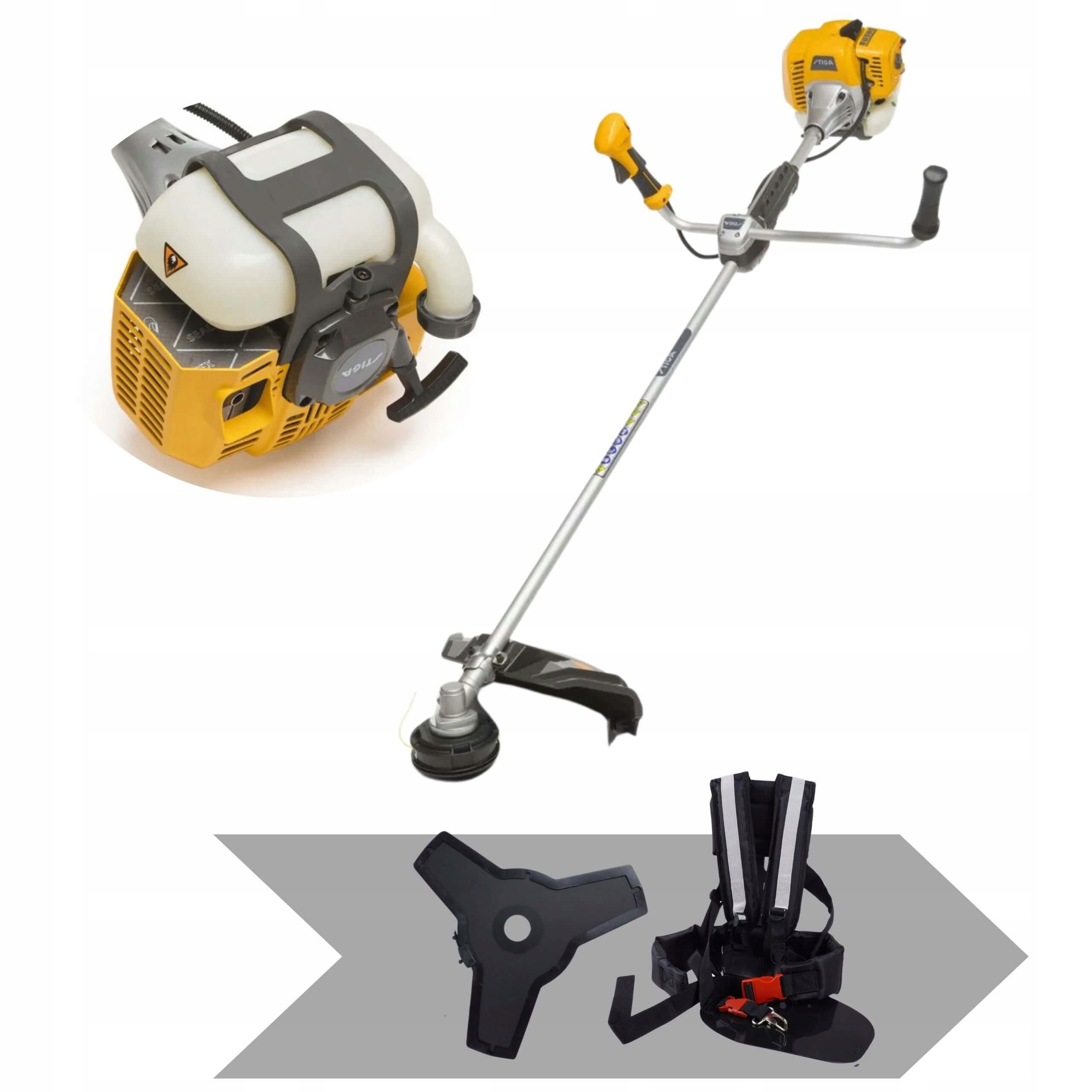 Mocna Kosa Spalinowa Stiga Bc 555 Podkaszarka XXXL