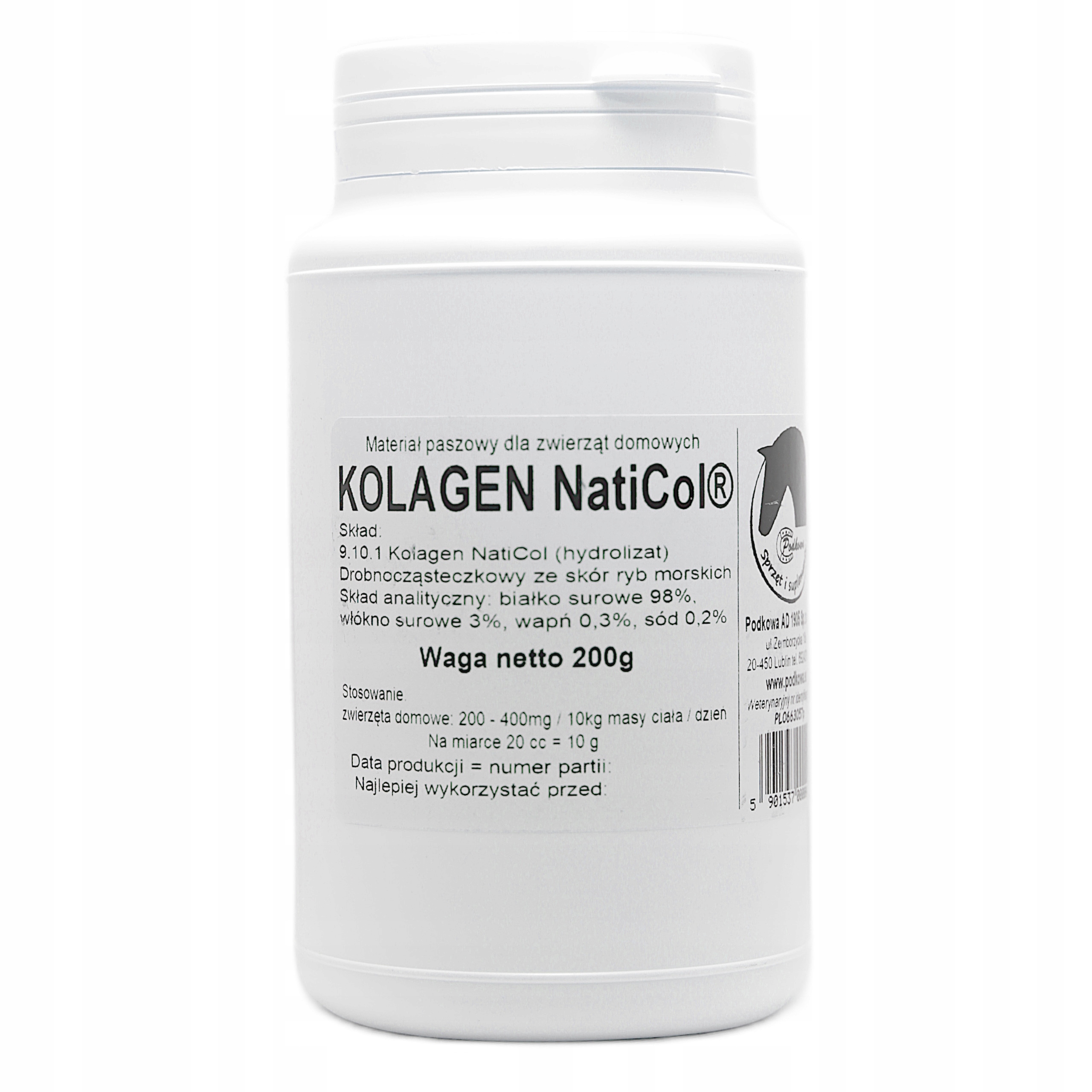 Levně Kolagen v prášku – přírodní podpora pokožky a kloubů NatiCol Podkowa