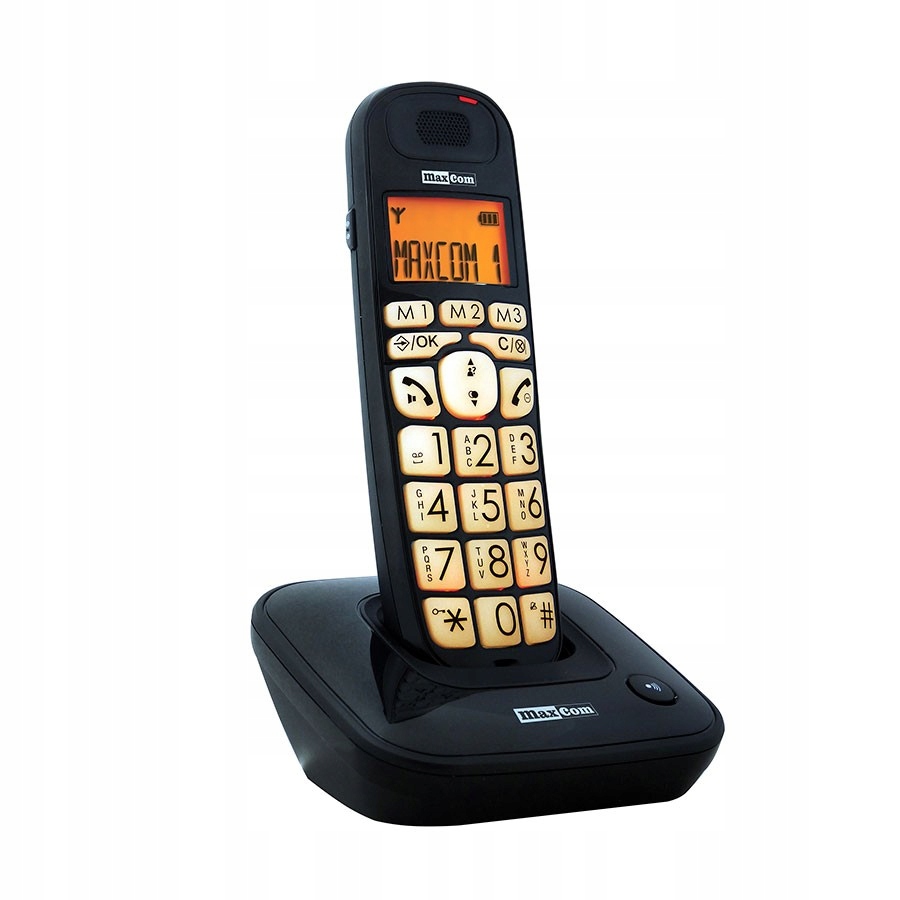 Telefon bezprzewodowy Maxcom MC6800 Czarny