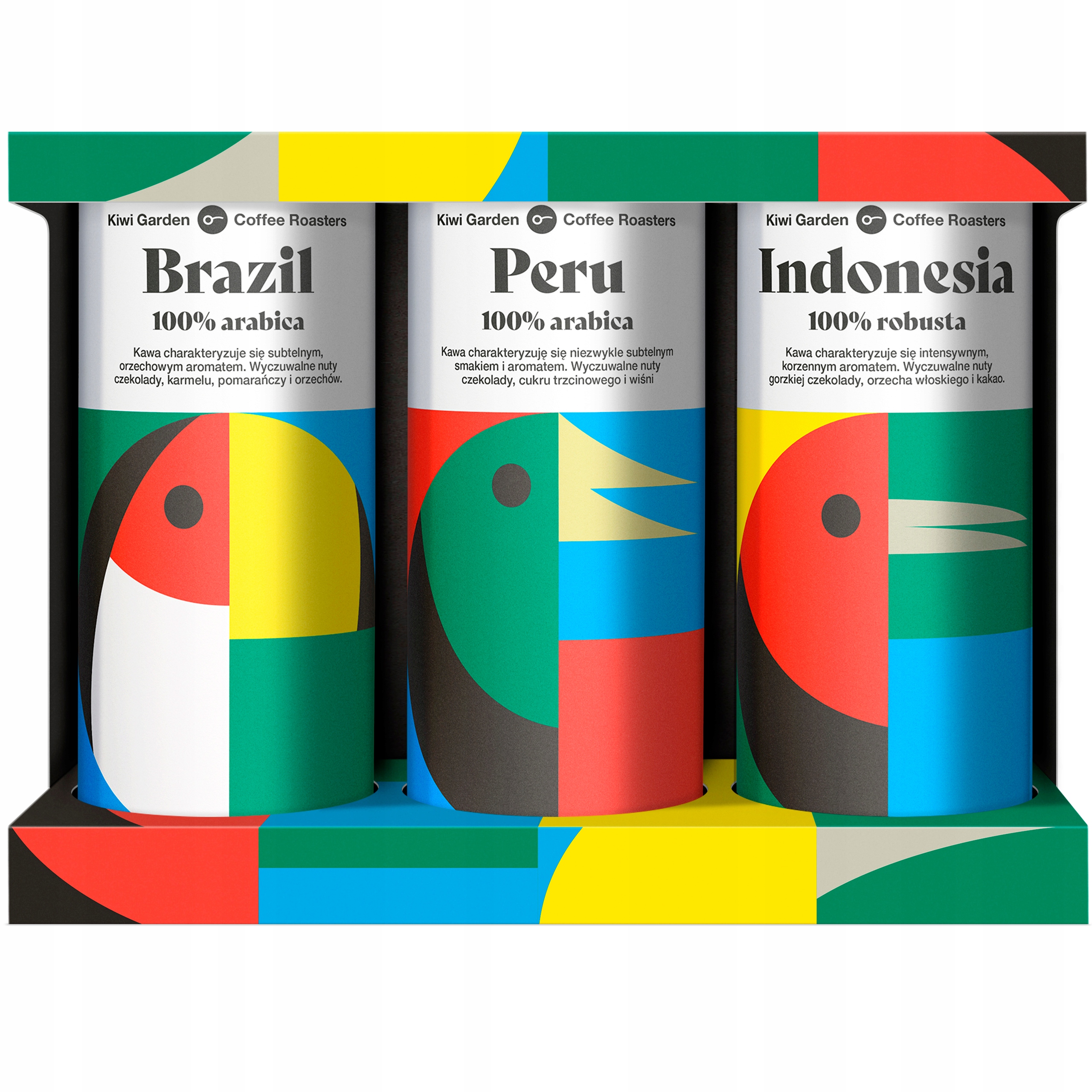 Levně Káva Zrnková Jako Dárek z různých zemí, sada Káva Do Domácího Kávovaru