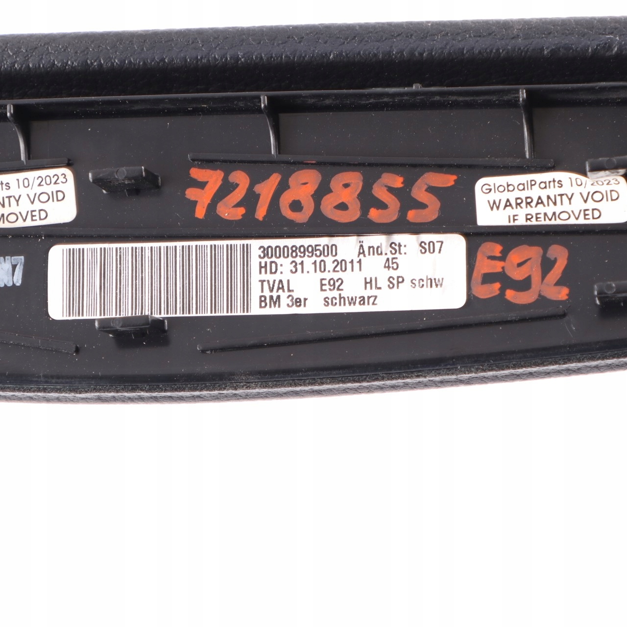 BMW E92 E93 задний подлокотник DAKOTA Black черный 7218855