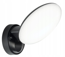 Černé Led venkovní nástěnné svítidlo Olaf 10W neutrální 4000K Goldlux