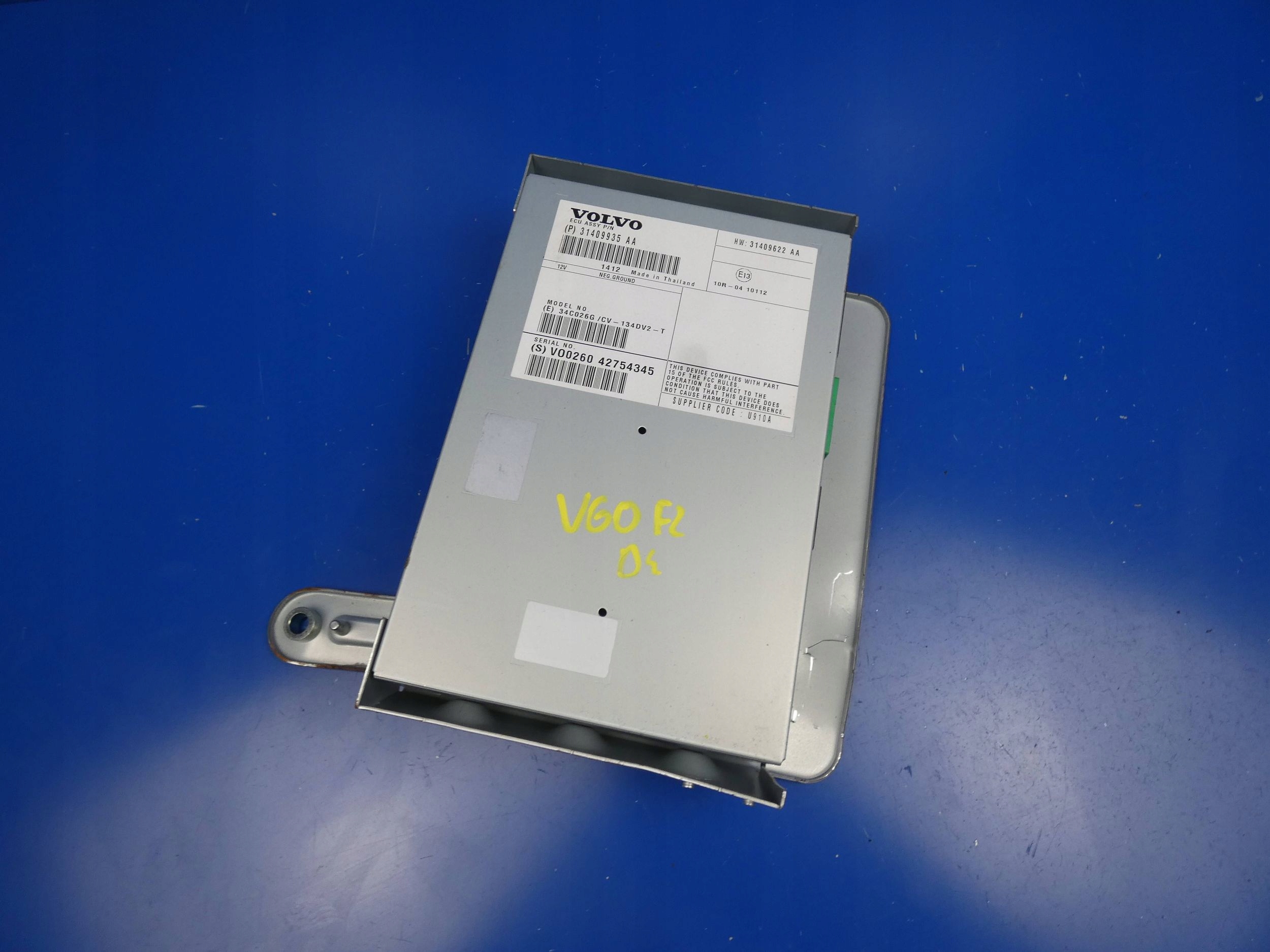 VOLVO V60 e S60 II XC60 V40 AMPLIFICATORE RADIA AUDIO