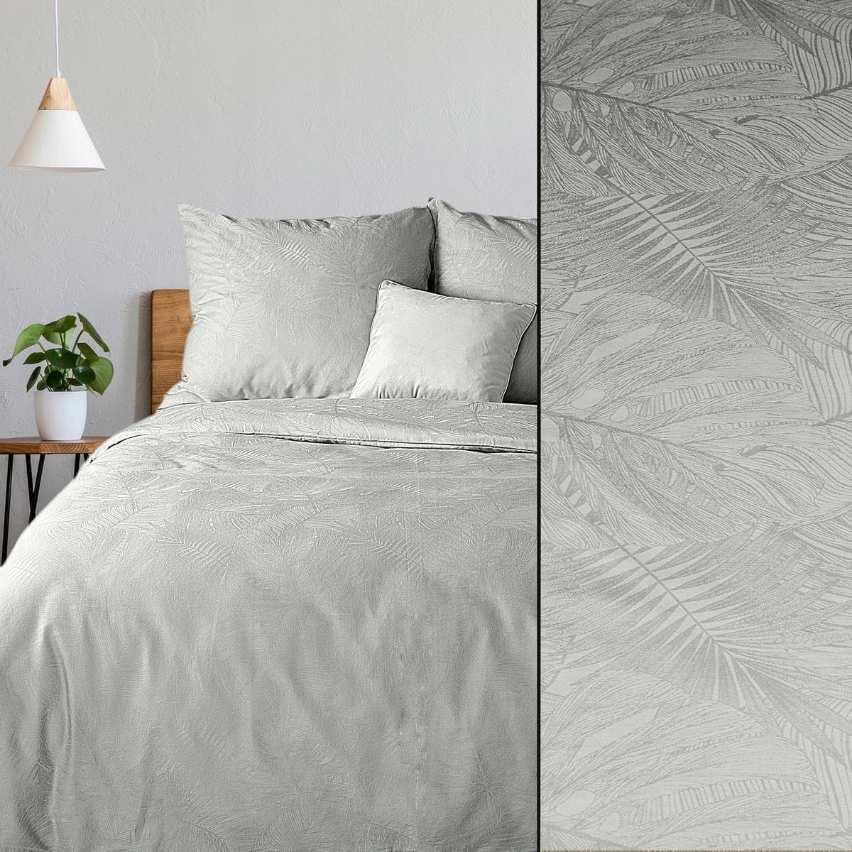 

Pościel adamaszek 200x220 Eurofirany Damask srebrn