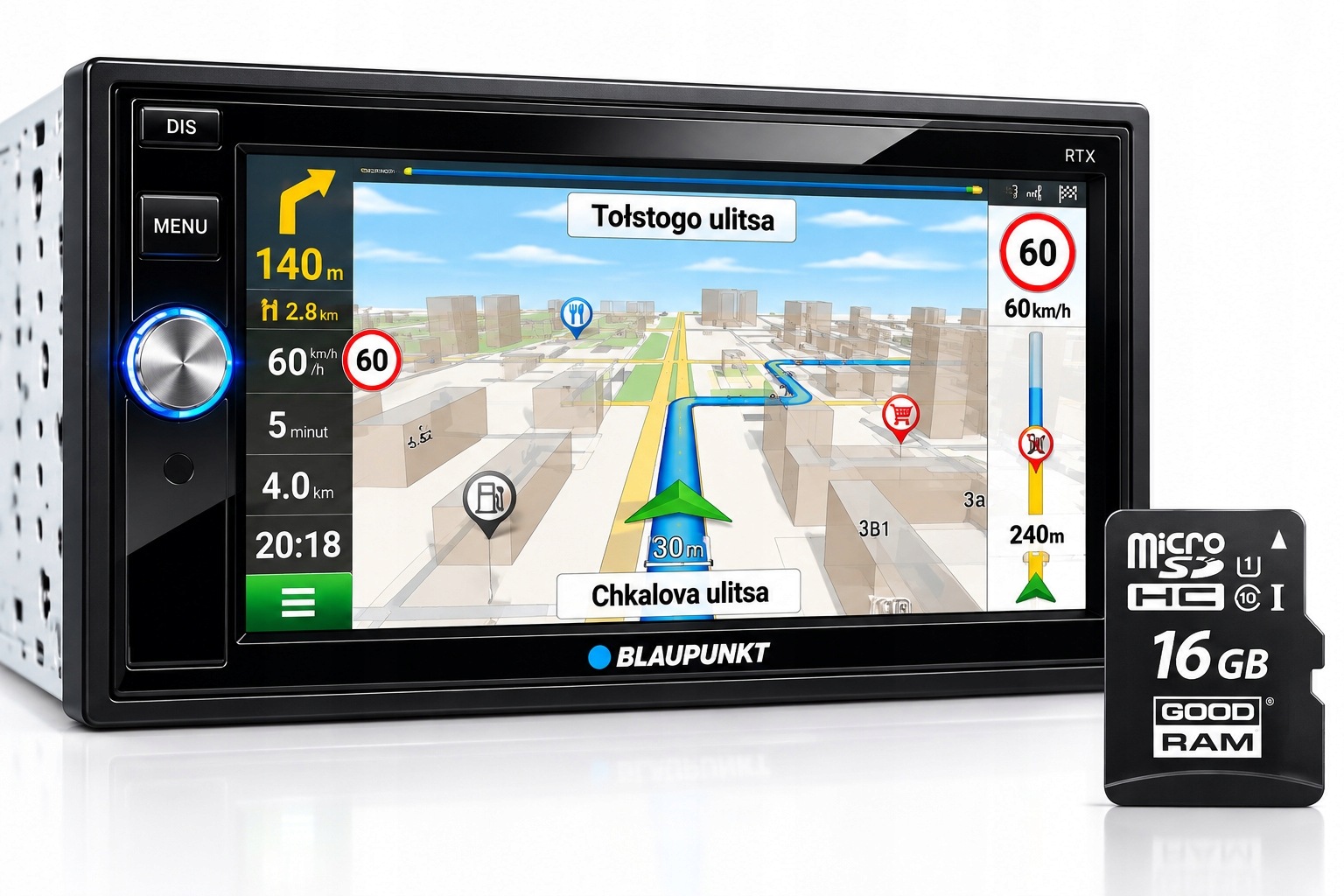 Mapa Evropy Navitel pro autorádio Blaupunkt Santa Cruz 370