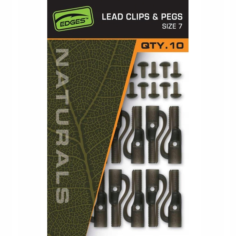 Bezpieczny Klips Natural Lead Clips Pegs Roz 7 Fox CAC829