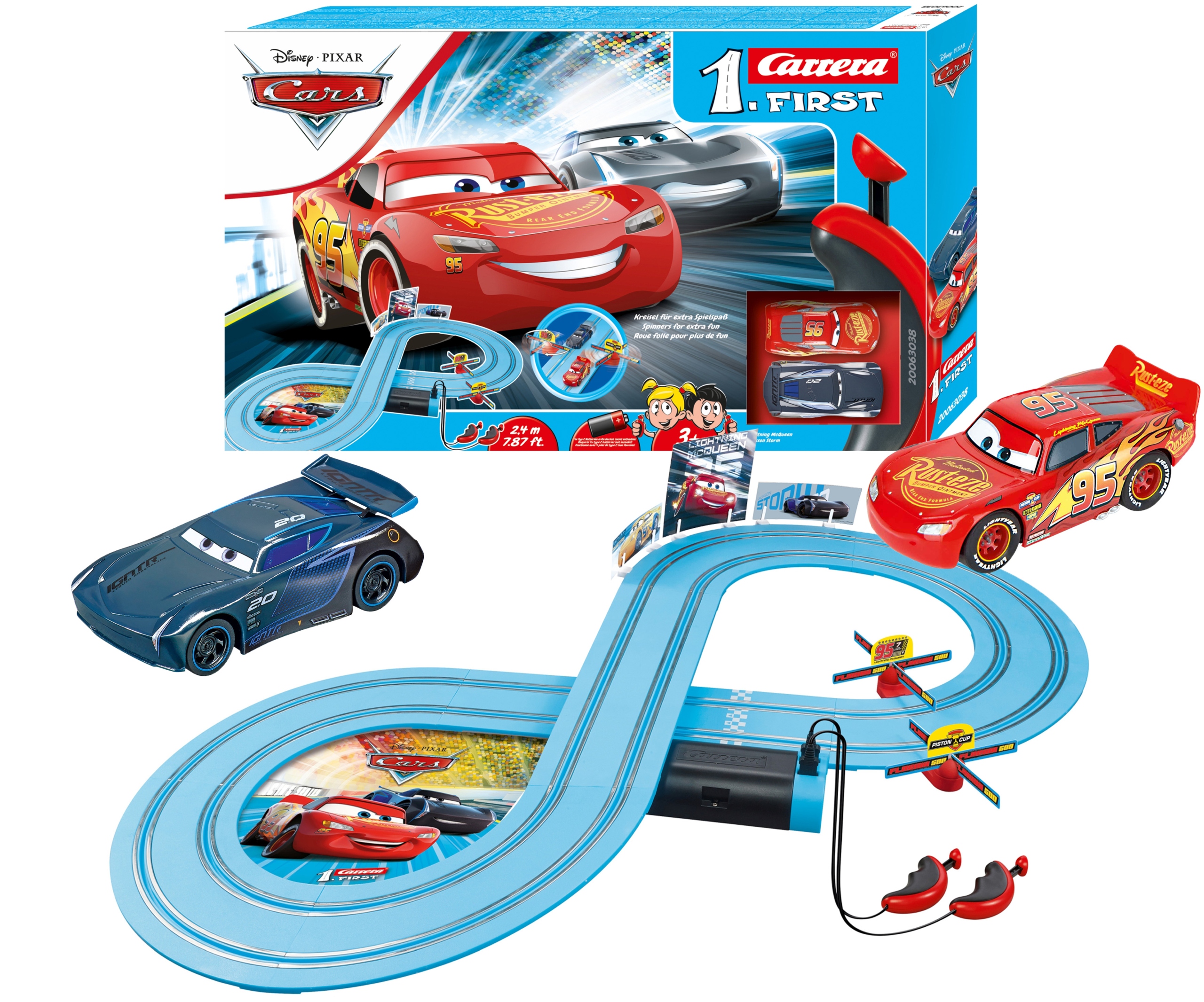 Tor First Cars Power Duel 2,4m 63038 Disney- Pixar Carrera Carrera