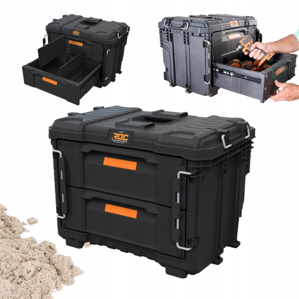 Skrzynka Narzędziowa Organizer Keter Roc Pro Gear 2.0 XL z 2 Szufladami