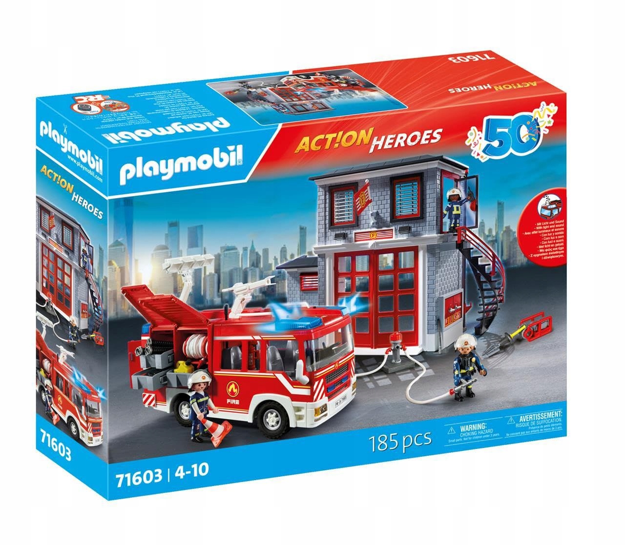 Playmobil 71603 Straż pożarna 185 elementów 4 lata