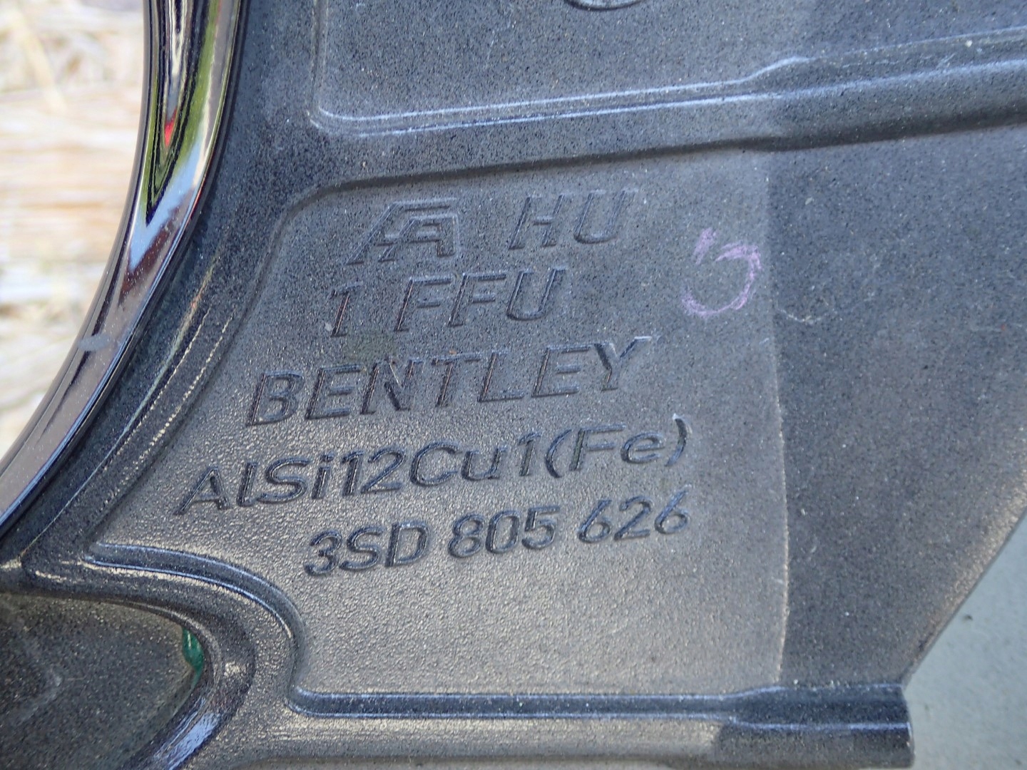 fender right front BENTLEY CONTINENTAL GT GTC 3SD