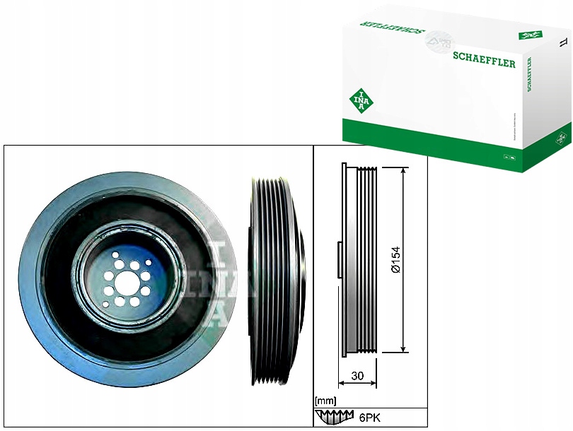 Ina Řemenice Klikového Hřídele Vw 3,0TDI A4 A6 04-