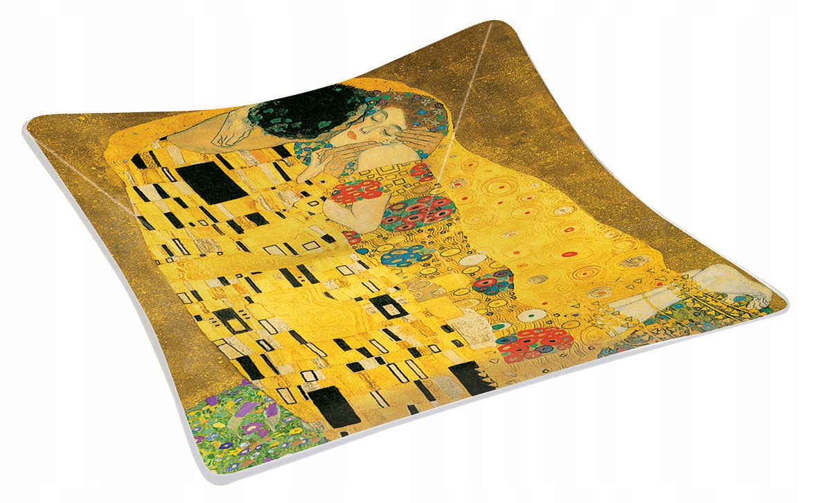 

Szklana patera taca Gustav Klimt