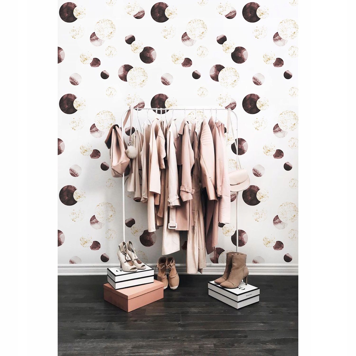 

Tapeta flizelinowa Nowoczesne koła 254x184 + klej