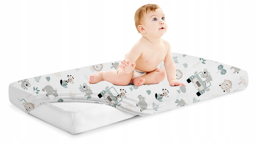 PRZEŚCIERADŁO DO ŁÓŻECZKA Z GUMKĄ BAWEŁNA 100% 140x70 BABYMAM Marka Babymam