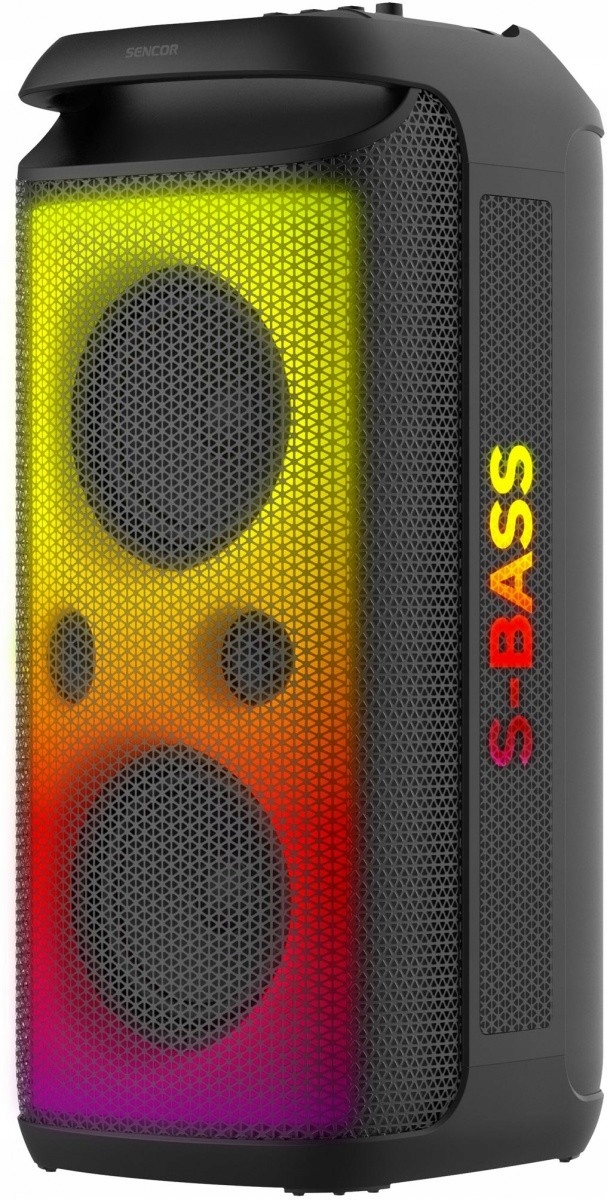 Sencor Głośnik imprezowy Partycon Boost Moc 250W, IPX4, Tws, Led, MIC