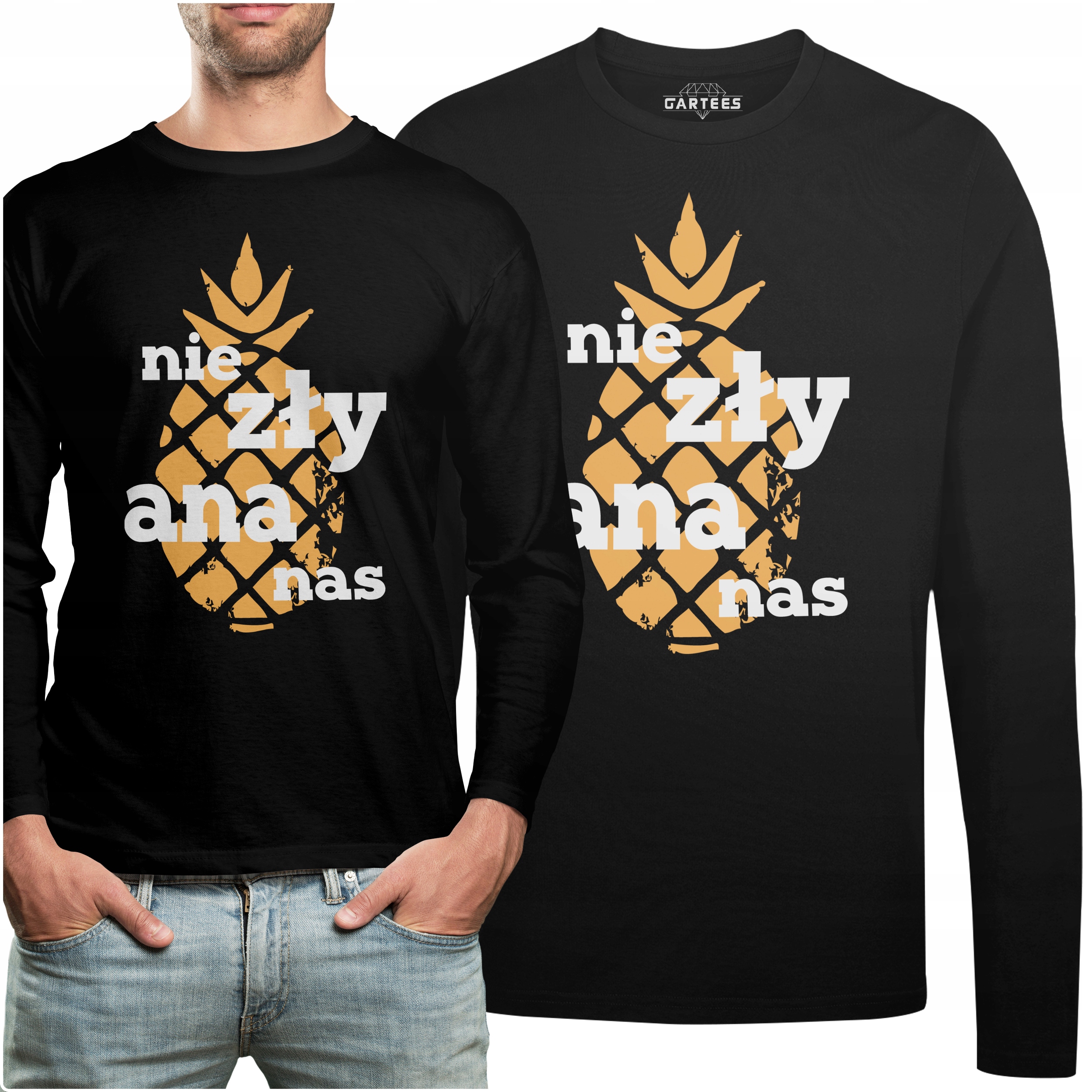 

Koszulka Long Prezent Niezły Ananas Napis