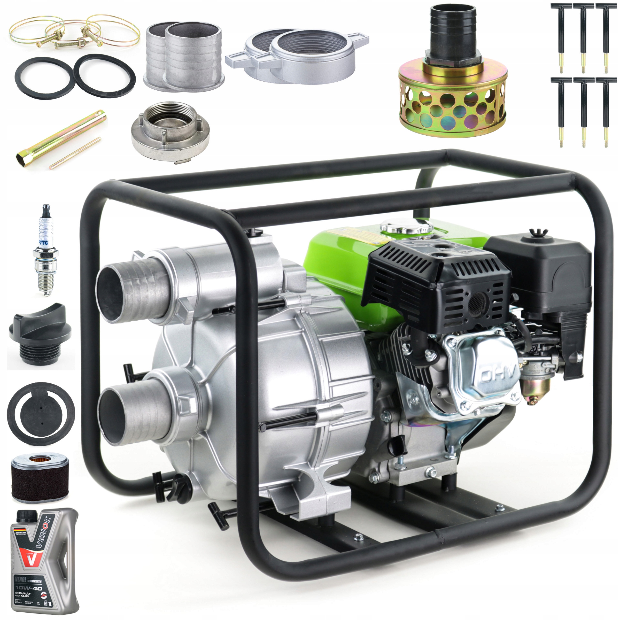 Motopompa do wody brudnej śmieciowa POMPA WODY SZLAMOWA wydajność 66 000l/h