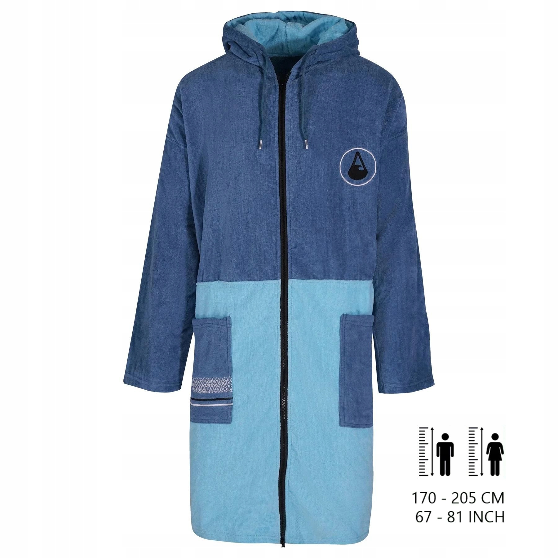 Poncho bawełniane Bleys Wave Hawaii dla morsa na basen