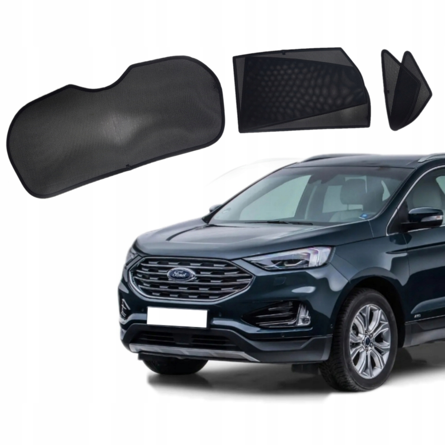 Krytky roletových clon na sluneční clony určené pro Ford Edge II