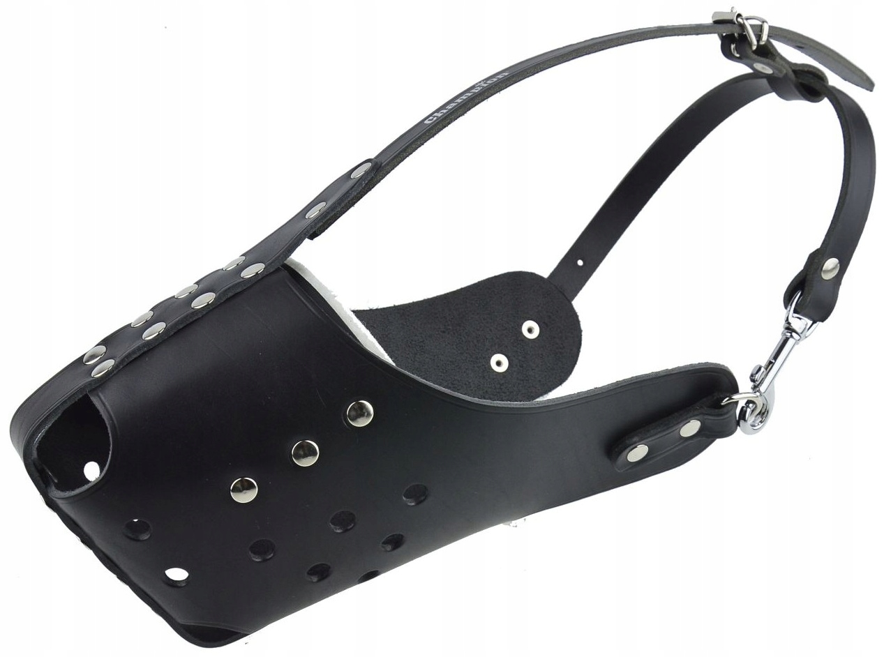 Kožený náhubek pro psa Champion Staford ST2 34/11 cm