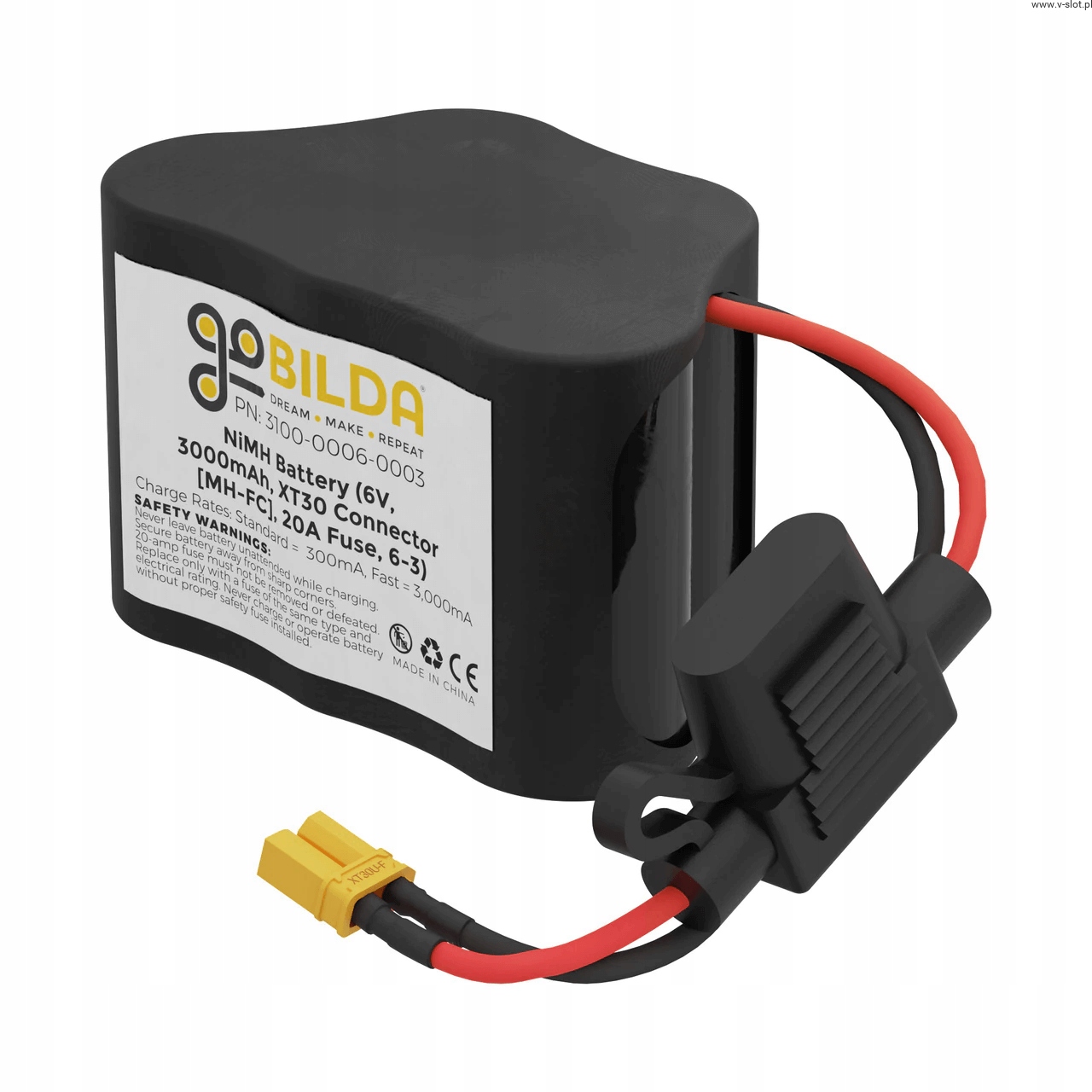 Akumulátor NiMH (6 V, 3000 mAh, konektor XT30 [mh-fc