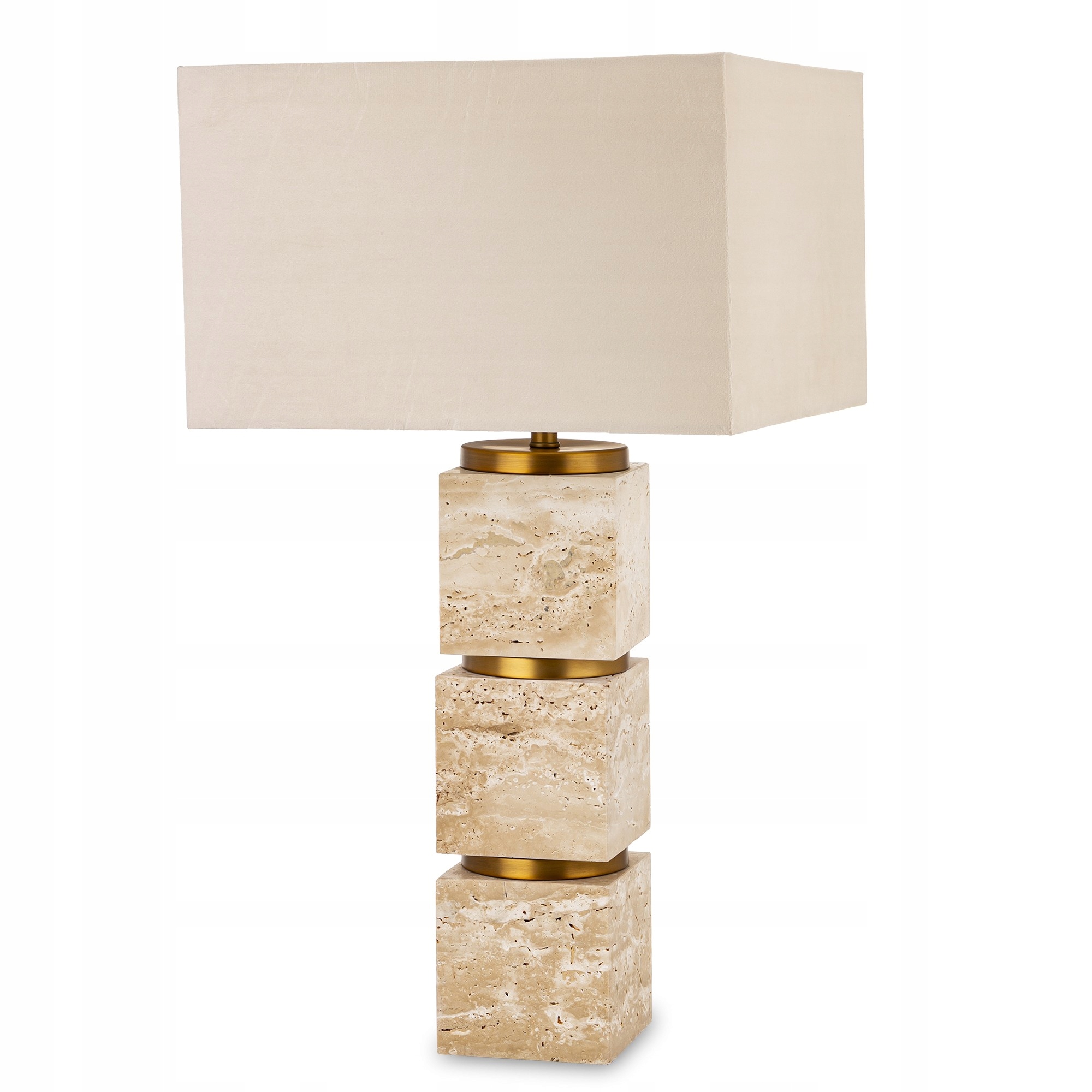 Vysoká moderná béžová zlatá stolová lampa Nočná lampa do spálne