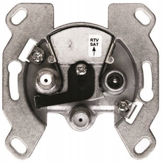 Berker One.Platform – zásuvka Rtv 2xSAT koncové