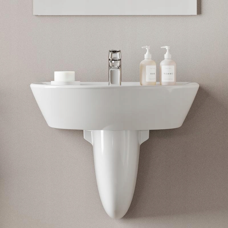 UMYWALKA ścienna 55x45 cm + VALVEX bateria syfon Marka Ideal Standard