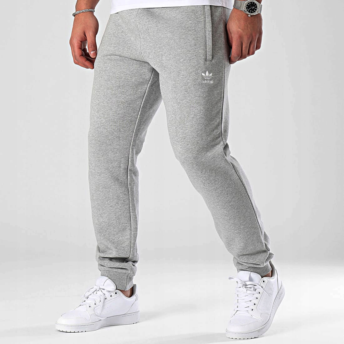 3110 Teplákové Kalhoty Adidas Originals Se Zapínáním A Pánskými Kapsami Bavlna 3XL