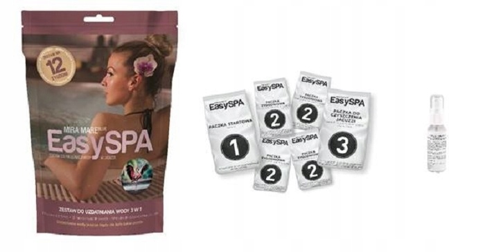 Spa do Basenu i Jacuzzi zestaw saszetek do Dezynfekcji EasySPA