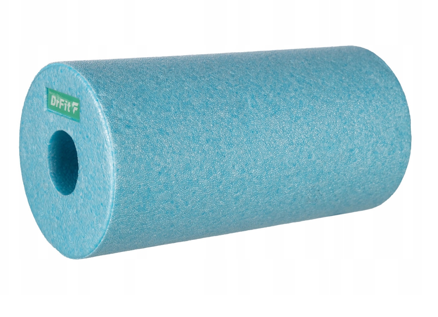 Wałek do Masażu Roller Gładki Masaż Pleców Nóg Rehabilitacja Błękitny DrFit Twardość twarde