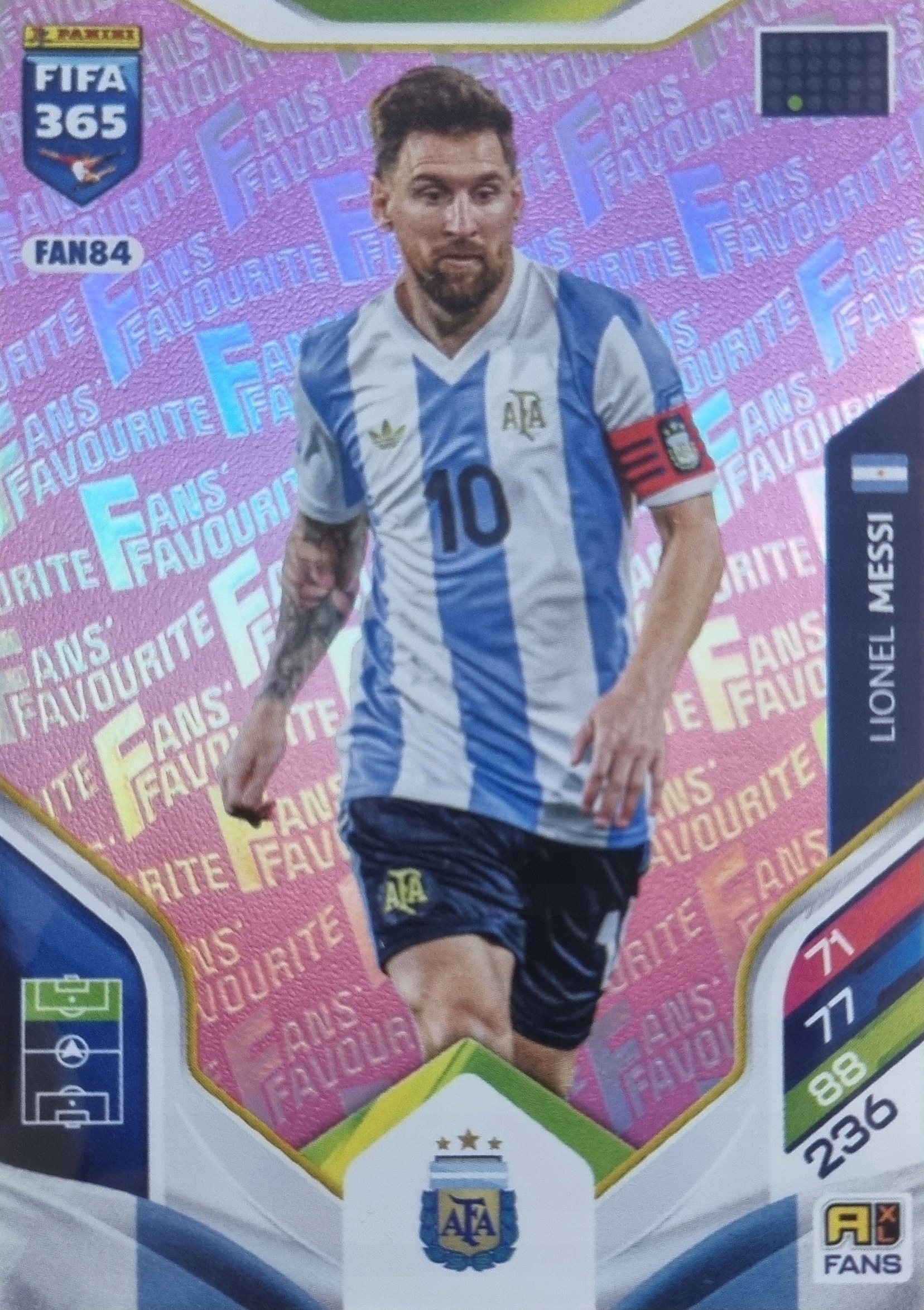 Fifa 365 2026 Fans’ Favourite Pink Fan 84 Lionel Messi (Argentyna)