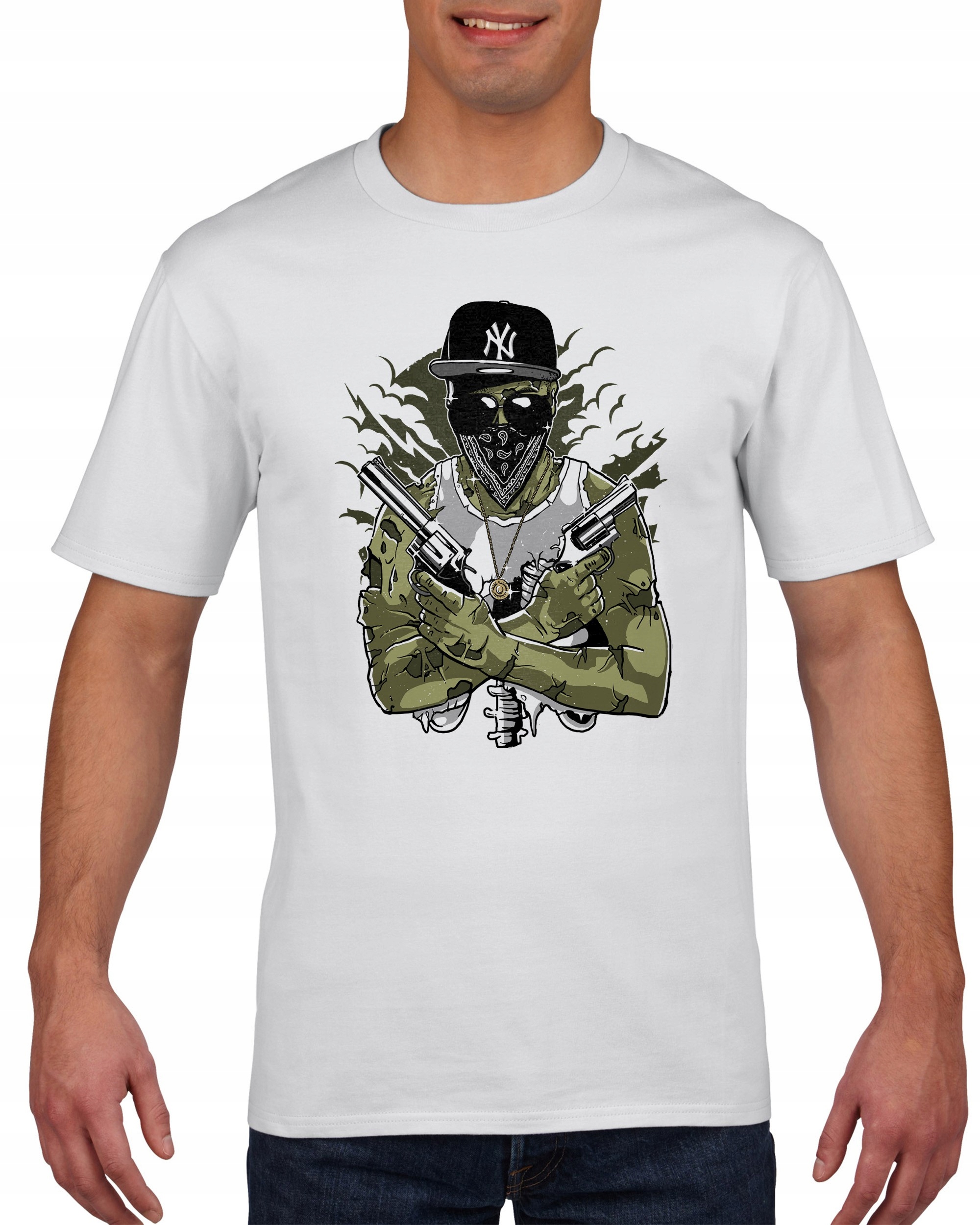 

Koszulka męska Ny Gangsta Zombie XL