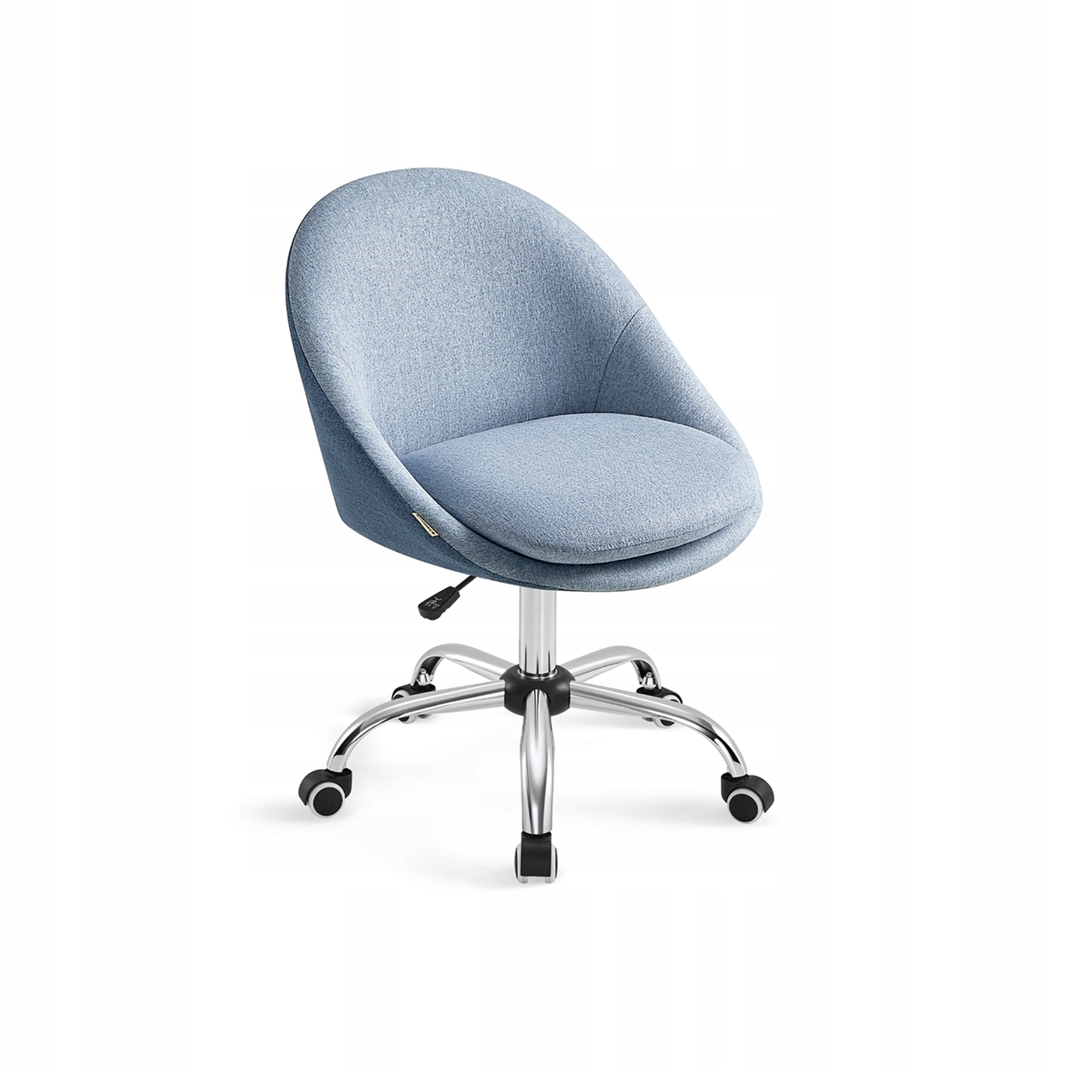 Obrotowe krzesło biurowe niebieski fotel