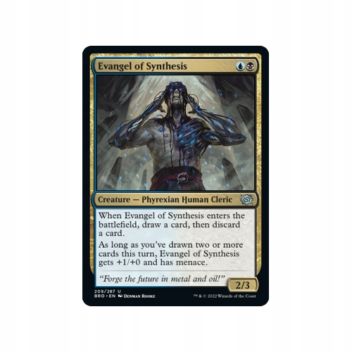 MTG 2x Evangel of Synthesis (U)
