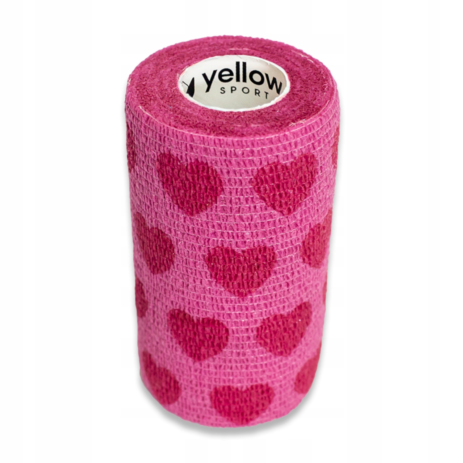 

Bandaż kohezyjny 10 cm x 4,5m yellowBAND w serca