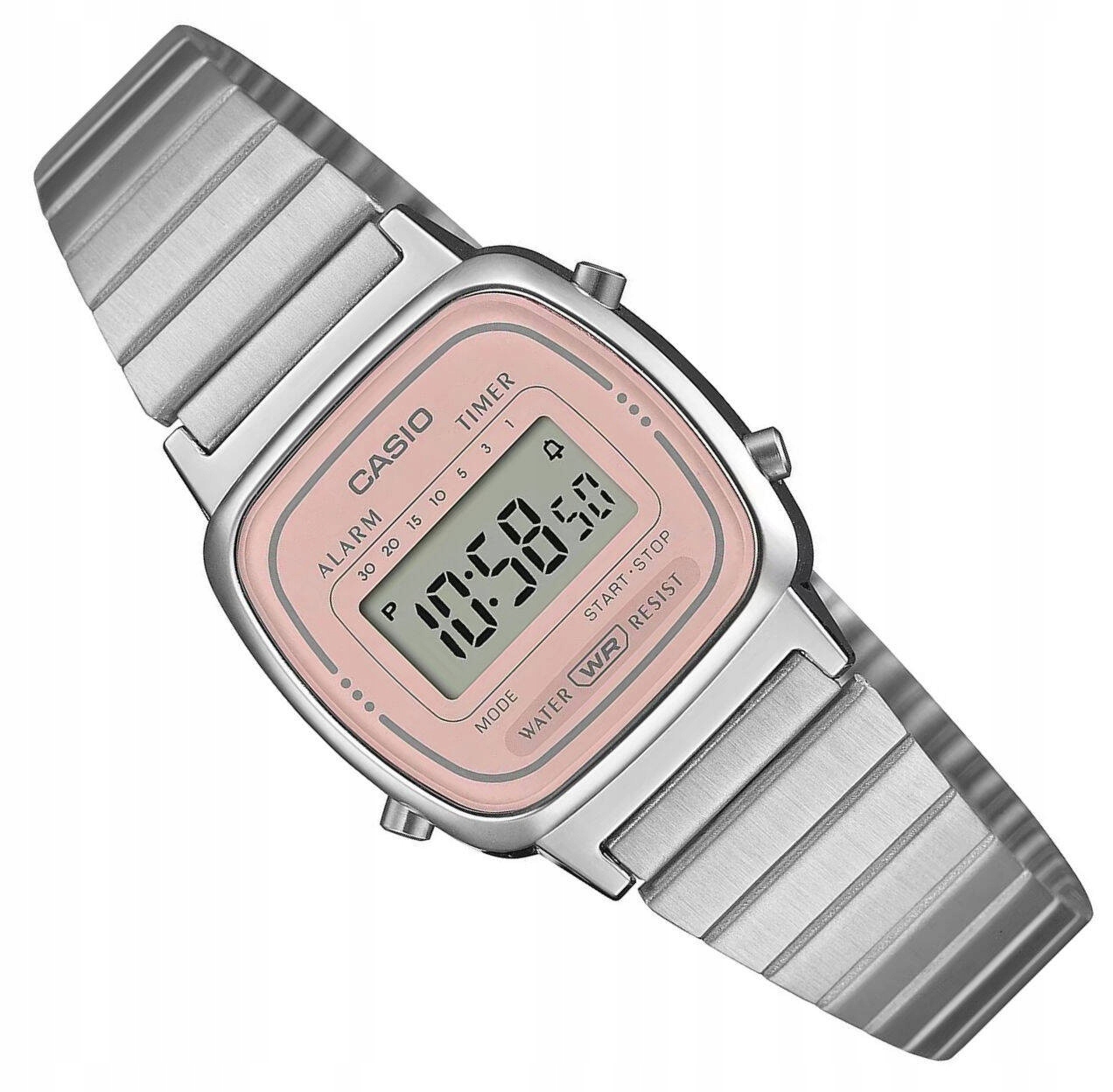 Malé Dámské Hodinky Casio Retro Růžový Ciferník LA670WEA -4A2EF