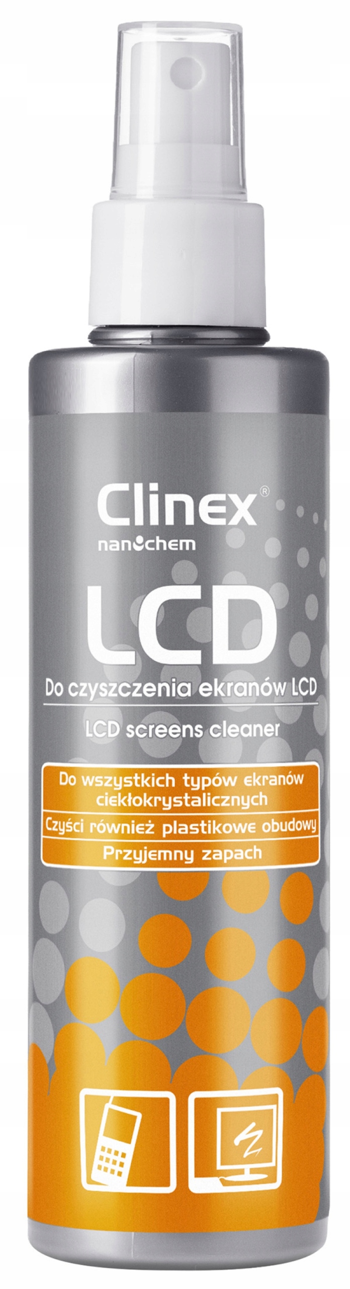Spray CLINEX 200ml do czyszczenia LCD ekranów