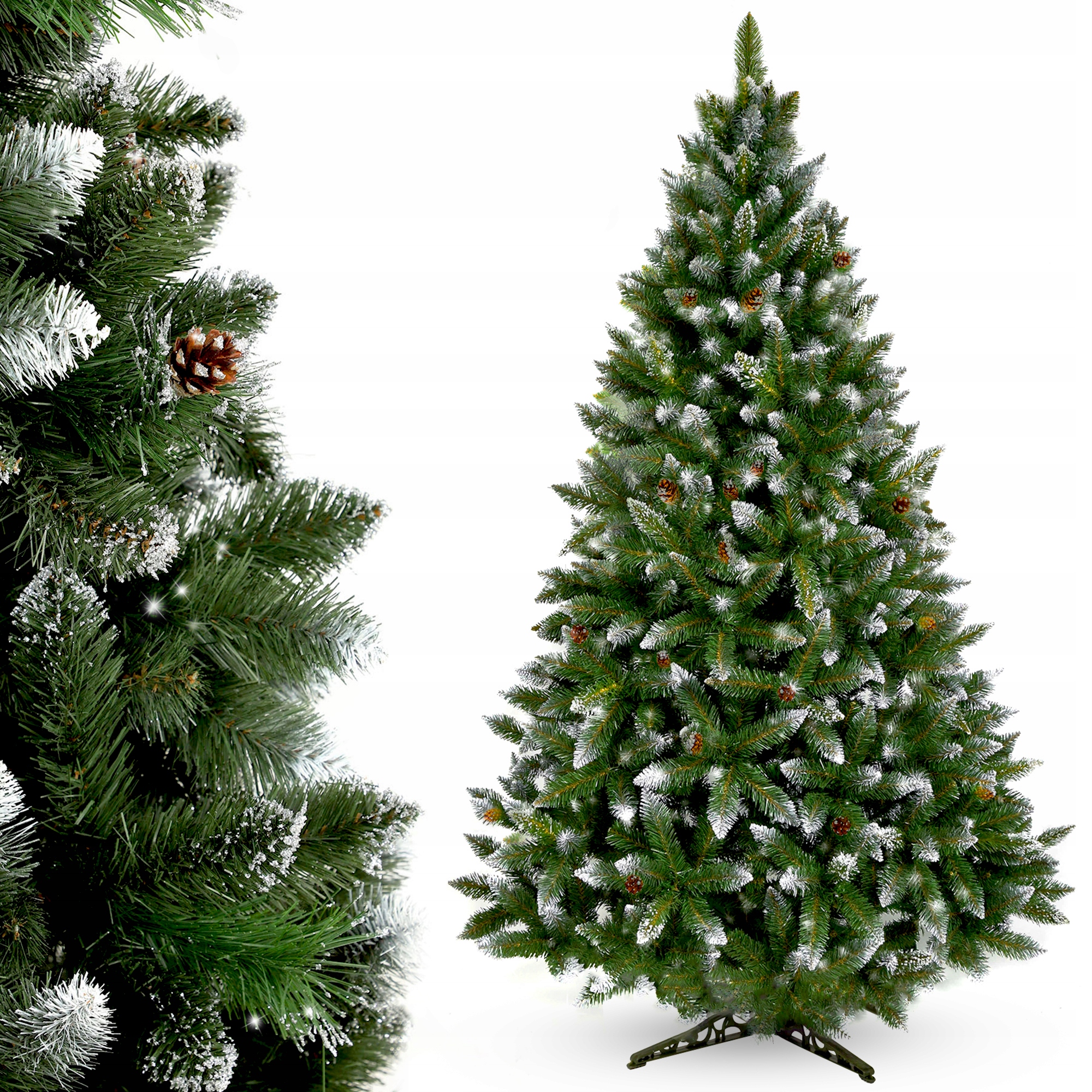 

Choinka Sztuczna Diamentowa 220 CM Ośnieżona Gęsta