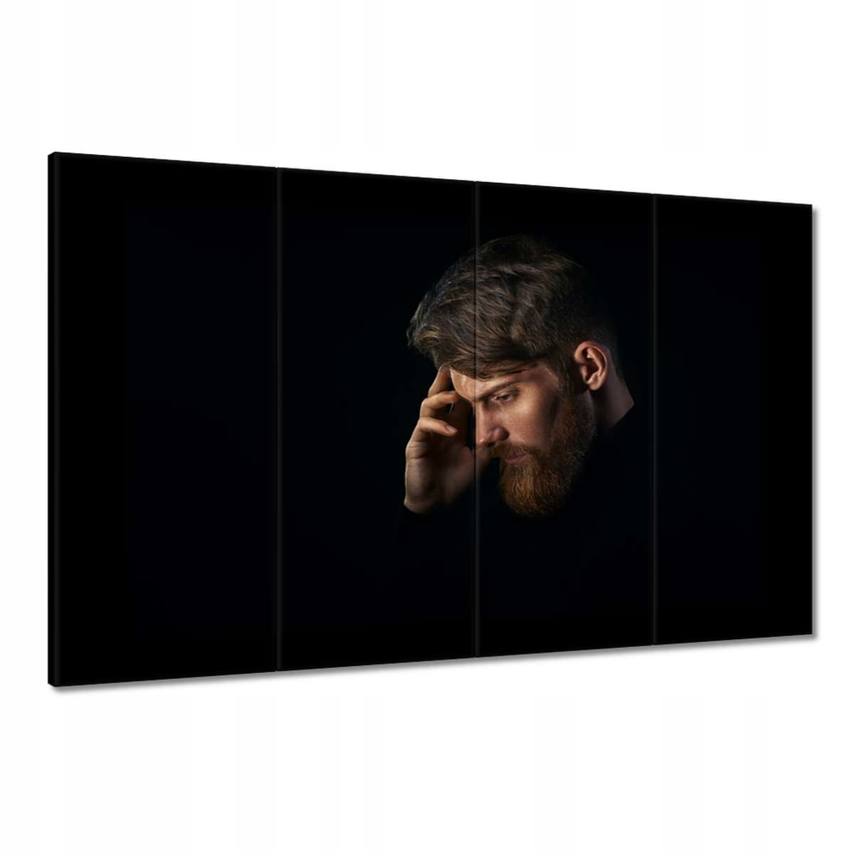 Obrazy 120x80 Stylový muž s vousy