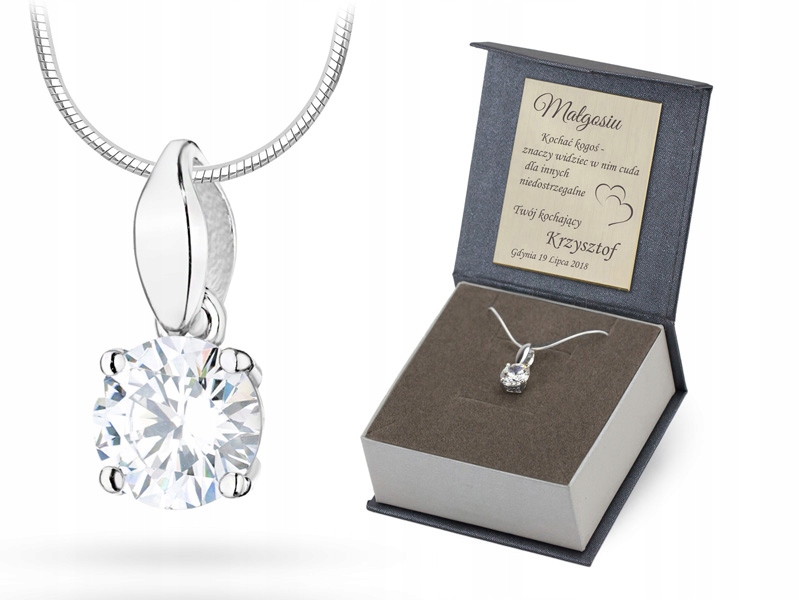 Stříbrná Celebrita ryzost 925 Přívěsek Se Zirkonem