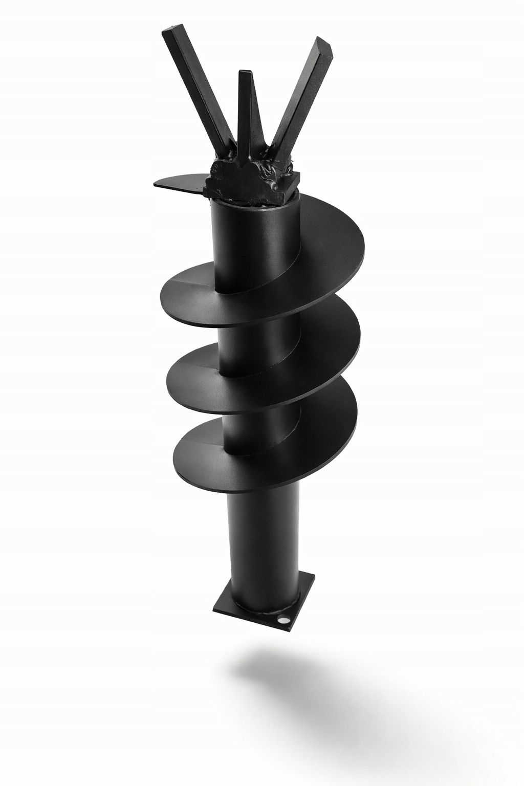 Hlemýžď 145 mm se skládacím motýlkovým vrtákem pro trubky 160 mm na tyči 35 x 35