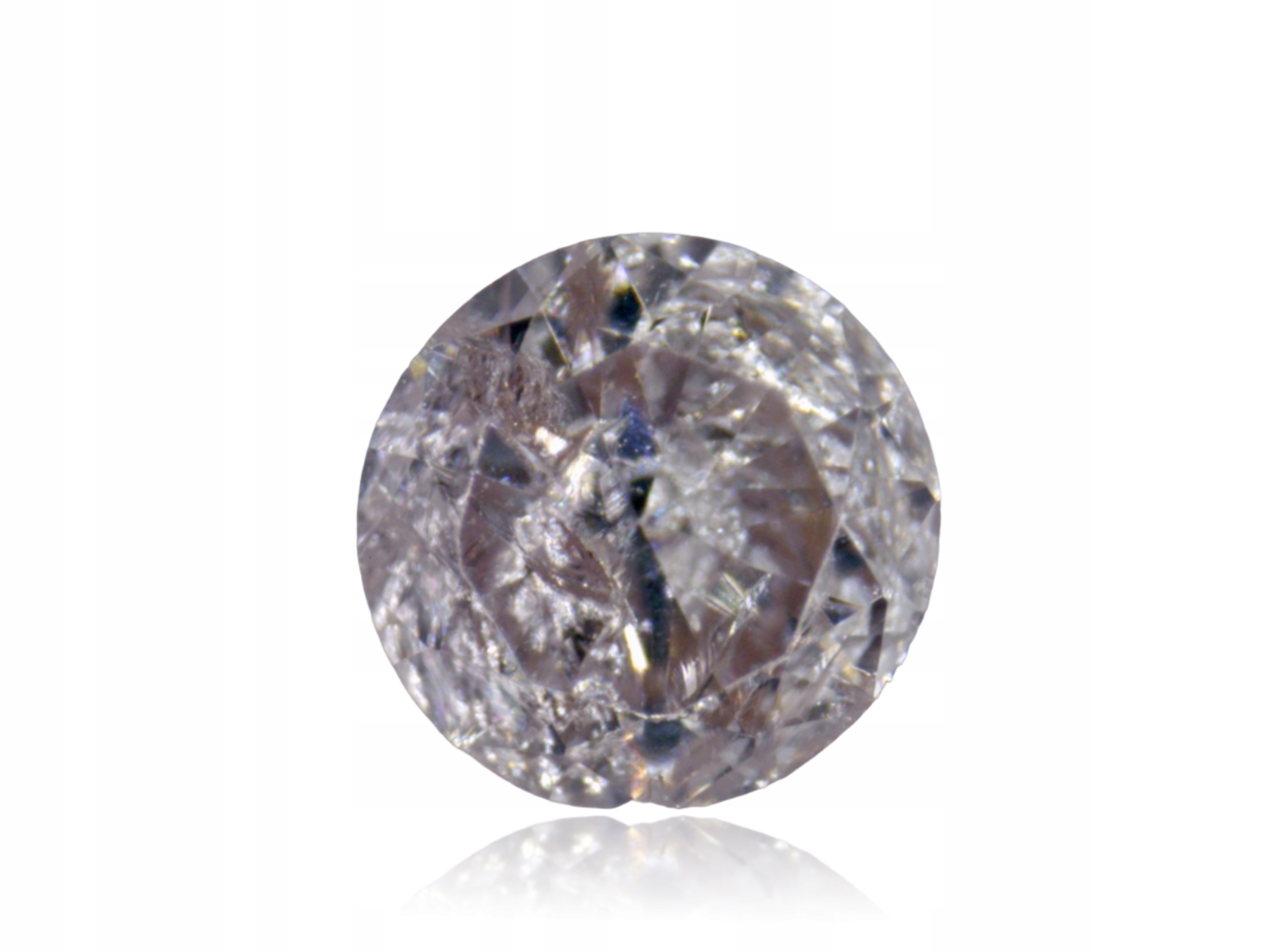 Přírodní Diamant 0.03ct Hnědý Briliant I3 eCertifikát Wbd