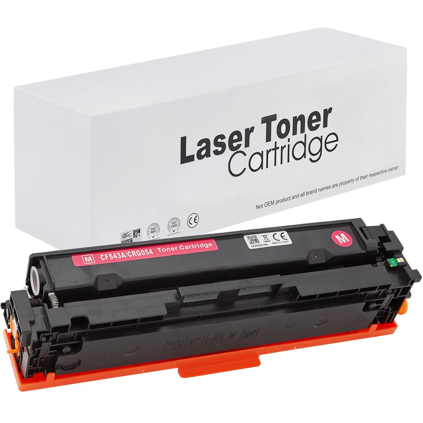 2 x Toner HP-CF543A CRG054M do Hp Canon Purpurowy Magenta 1.3k