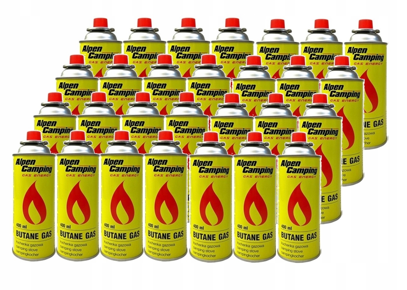 

Gaz kartusz Nabój gazowy Alpen Camping 400ml x28