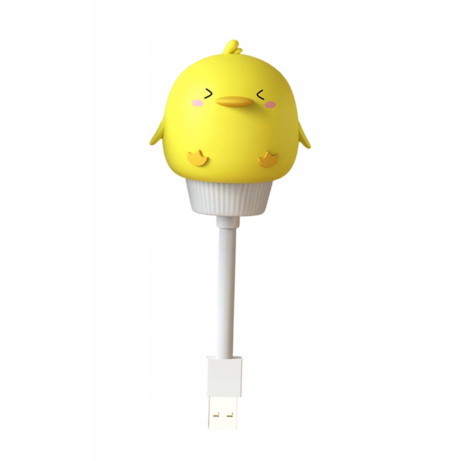 Night Light USB Auto Shutoff Remote Control Multicolor Yellow Duckling