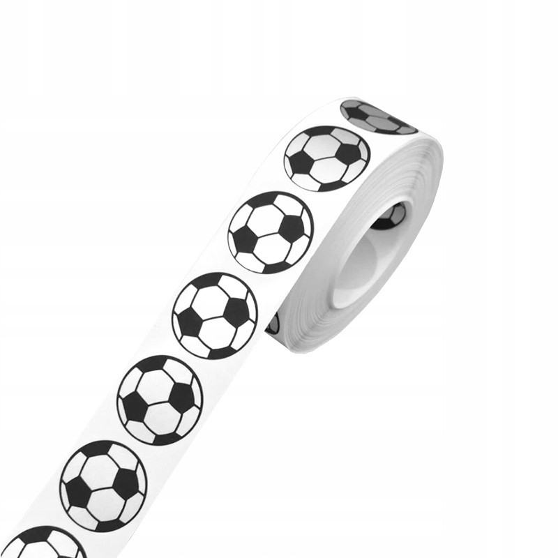 Stírací samolepky Diy 25mm fotbal x1000
